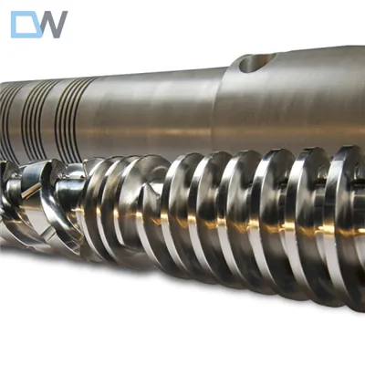 Conjunt de barrils de doble cargol paral·lel per a extrusió RPVC CPVC